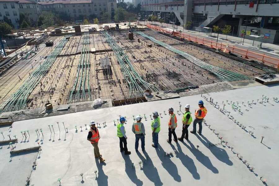 On-site construction and industrial team hired through Talentbes